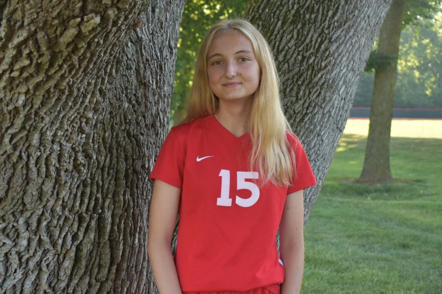 Nadja Hadzialagic is a foreign exchange student playing on the JV soccer team.