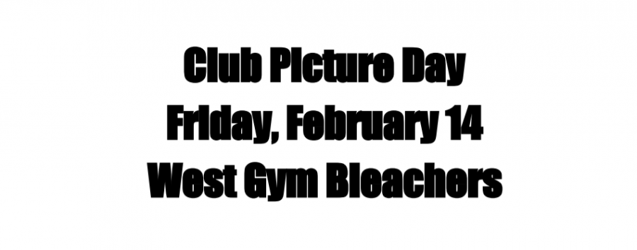 Club Picture Day to take place Friday, Feb. 14