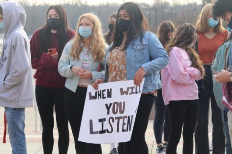Student-led walkout protests return to full in-person learning