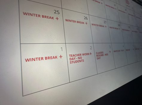 The 2022-23 Center Grove winter break ends on Tuesday Jan. 3.