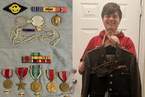 Sophomore Jude Alejo collects war memorabilia and posts about them on his Instagram.