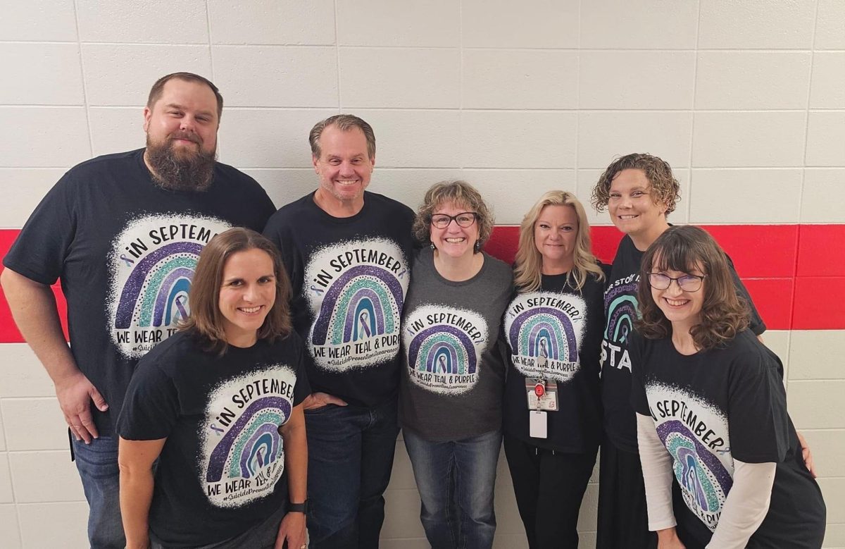 Center Grove teachers show their support for Suicide Prevention and Awareness Month 