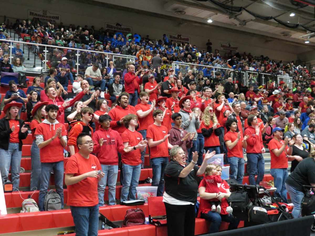 The robotics team cheers has competition ramps up at Jefferson High School. Red Alert ended their season in a tiebreaker off of a technical foul incurred during the match.