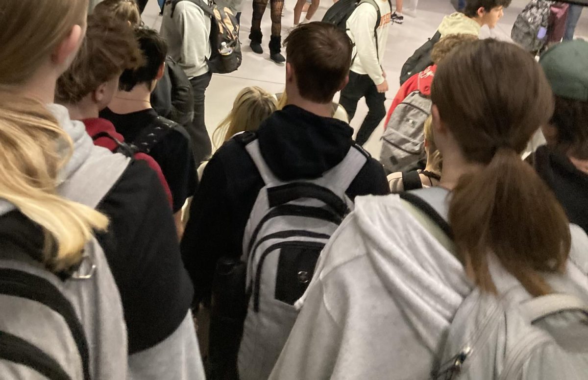 The Center Grove school hallways can be a difficult place to navigate during passing periods, though systems can be put in place to alleviate these concerns.