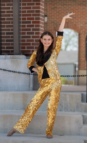 Sophomore Kyra Hastings dances at Le Rose Dance Academy.