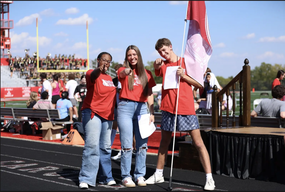 Rally up| This year someone has been making an impact around the school by encouraging students to show school spirit and it’s not a teacher or administrator. Junior Charlie Rolfsen thought of the idea to make a pep rally to get students to go to the homecoming game. “I think it’s a fun way to bring people together for a sporting event and it brings people to the event.” Rolfsen said. Rolfsen got together with miss mun and the admin to make this happen.
